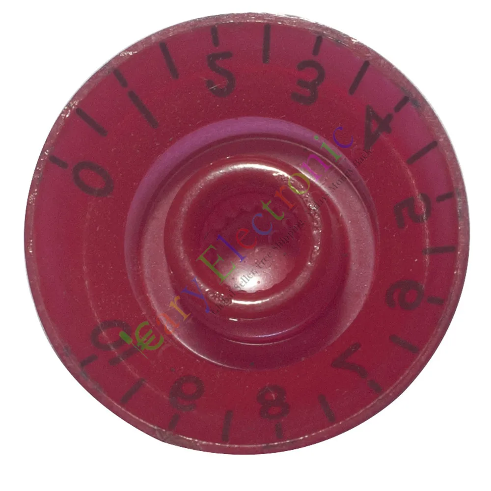 Venta al por mayor y al por menor, 10 unidades, 26mm, Pedal superior con falda, perilla roja, amplificador de tubo de guitarra, tono de volumen, piezas de audio, amplificador, envío gratis