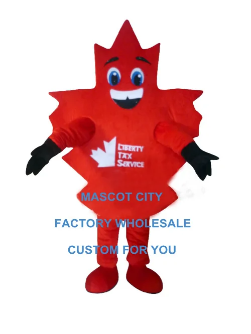 

maple leaf mascot costume canada custom cartoon character cosplay adult size carnival costume 3498