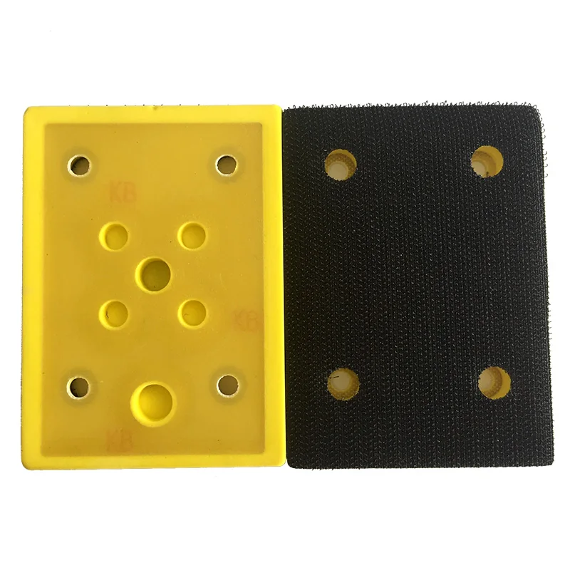 Rectangular Sanding Pad 70*100mm Chamfering Hook and Loop Sander Backing Pad Abrasive tools Grinder Accessories