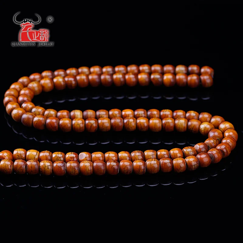 20PCS Handmade Carved Yak Bone Beads, Brown Antique prayer Beads for jewelry making DIY Jewelry Accessorie 8X10mm 7X9mmmm