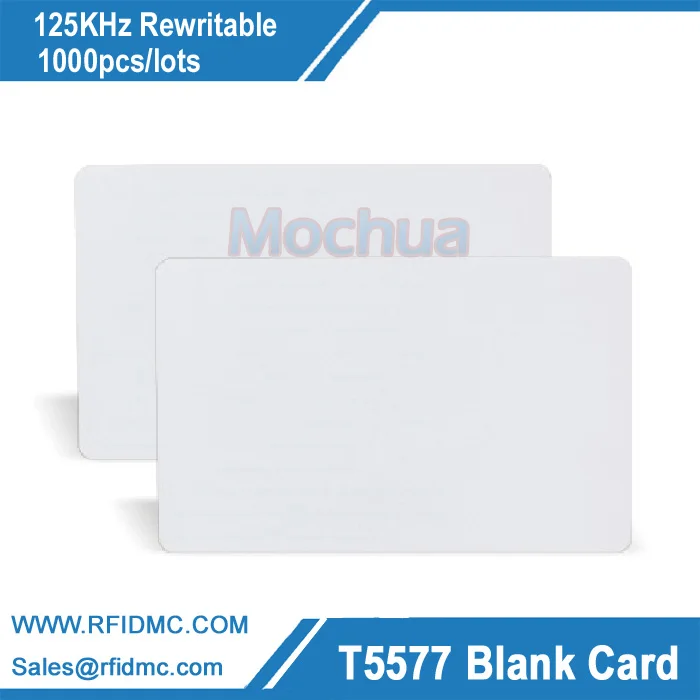 DHL/FEDEX--125KHz Atmel T5567/T5557/T5577 card rewritable for access control, hotel, etc.