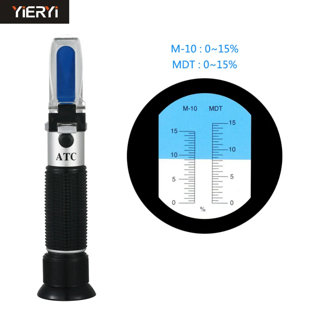 Hot-selling Emulsion Refractometer 0-15% Rust-proof Cutting Tester Mine Stand Emulsified Oil Refractometer MDT Detector