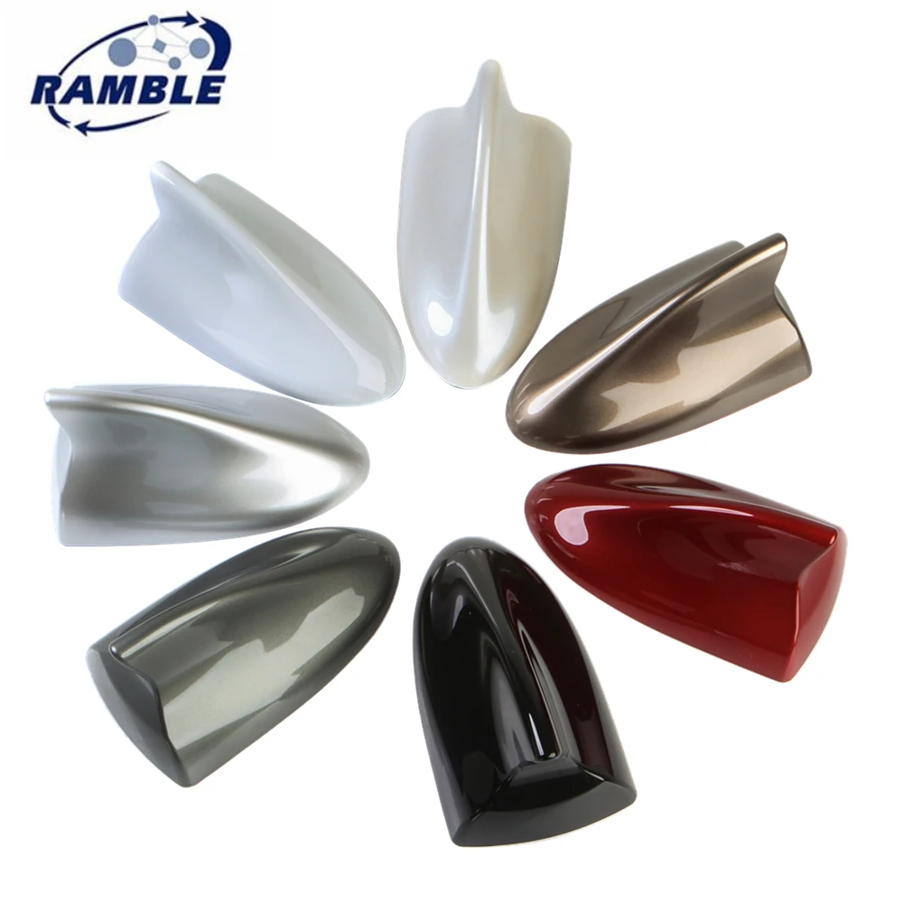 Ramble Branded For Acura RDX MDX Shark Fin Antenna Radio Aerials Car Exterior Replace Auto Roof Antennas Black White Red Gray