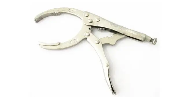 taiwan made high quality Chrome vanadium steel  clamp type car oil filter wrench plier NO.A0429 freeshipping
