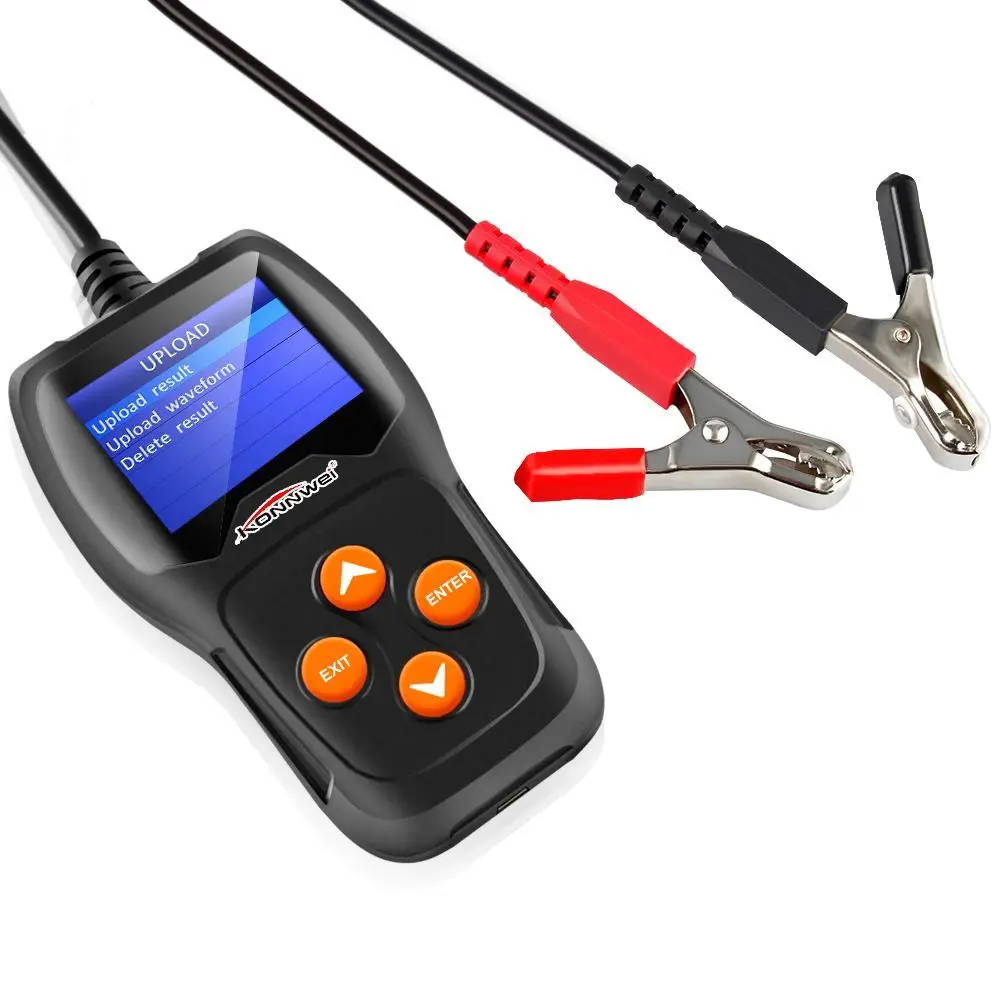 KW600 Car Auto Battery Analyzer 100 to 2000CCA Tester 12V Digital Color Screen Cranking Charging Diagnostic Scanner kw 600