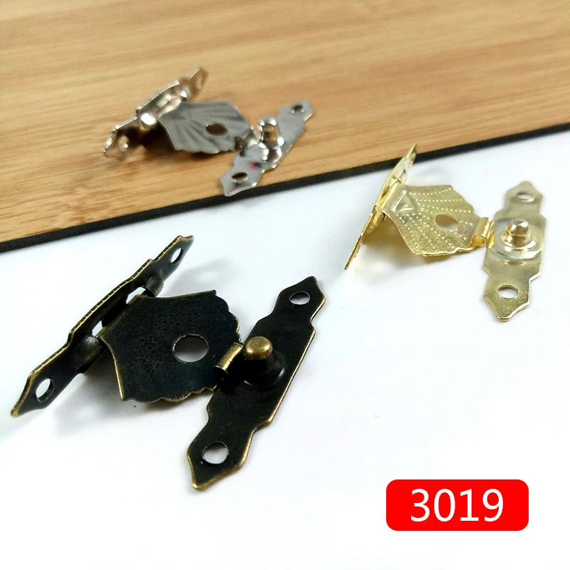 10pcs Jewelry Box Hasp 29x19mm Antique Brass MIni Hasp Latch Lock Bronze Chest Wooden Box Box Clasp Lock Hardware Tools