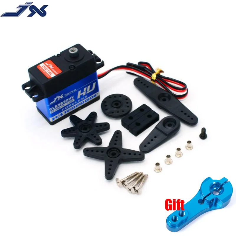 JX servo CLS5830HV 30KG Full waterproof HV coreless Metal Gear Digital Servo for 1/5 RedCat HPI Baja 5B SS RC car Boat Robot