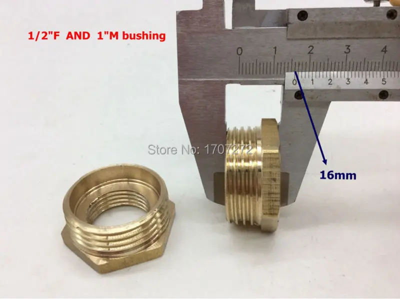 

2 шт., латунная втулка BSP для труб с наружной резьбой 1/2 дюйма, длина 16 мм, 232psi