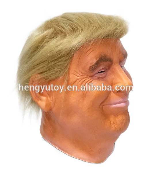 wholesale Famous Political Latex USA President Trump Mask Halloween Costume Accessory Latex Donald Trump Head Mask