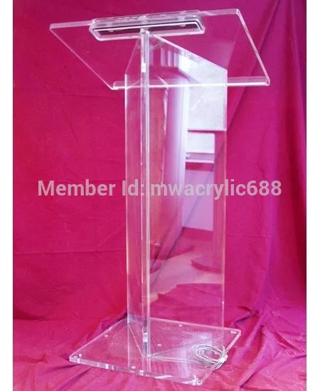 

pulpit furniture Free Shipping High Quality Price Reasonable Beautiful Acrylic Podium Pulpit Lecternacrylic pulpit