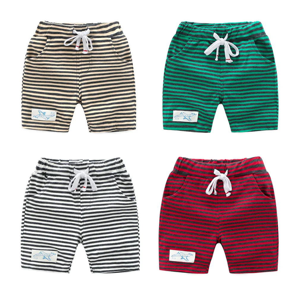 

2022 new hot summer Children shorts boy girl kids child Harem stripe Pants loose army kids clothes toddler baby sports clothing