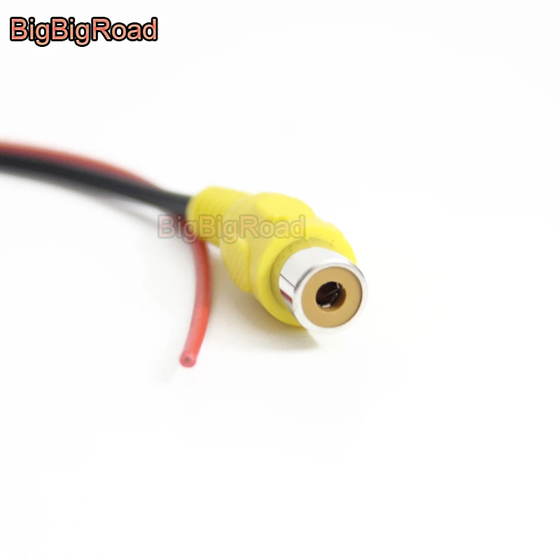 BigBigRoad For Suzuki Vitara Escudo Jimny 2015 2016 -2018 Car Adapter Connector Cable Rear View Camera Original Video Input RCA