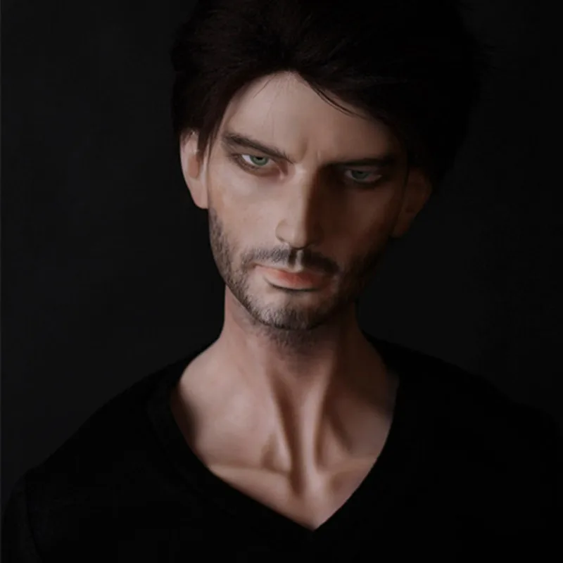 New bearded boy 1/3 BJD SD doll 80cm jade men's advanced resin spot makeup muscle birthday gift