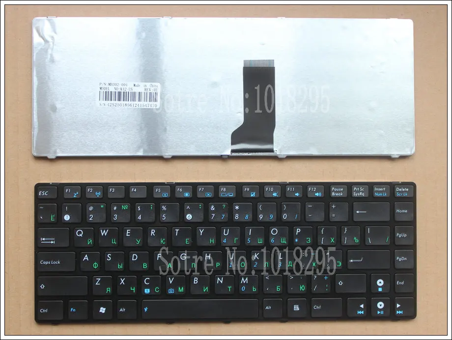 

Новая русская клавиатура для ASUS K42JP K42JE K42JR K42JK K42JB K42JC K42N P43 P43E RU, Черная