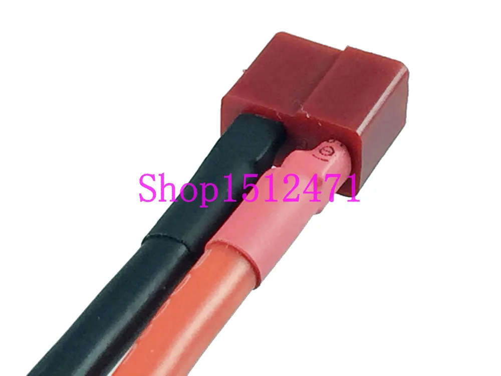 1Pcs 4mm Bullet Connector Banana to Deans Female T-Plug adapter 12AWG wire for LiPo Connector