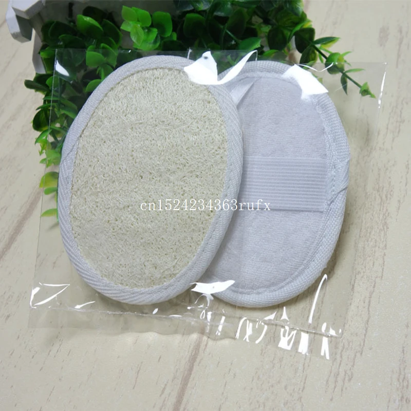 

500pcs Natural Loofah Bath Brushes Body Scrubber Shower Body Washing Sponge Scrubber Exfoliator