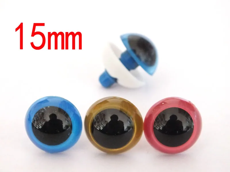 30pairs blue/gold and pink color per color 10pairs---15mm safety eyes