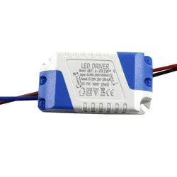 (4W-6W)x1W LED External Driver 260-280mA DC 12V ~ 20V Led Driver 4 W 5W 6W Power Supply AC 110V 220V for LED lights Lamps Safe