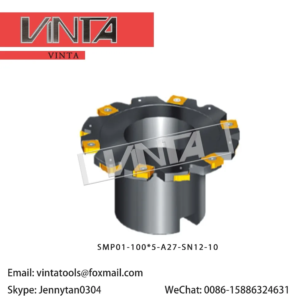 PT02 Indexable Milling Cutter SMP01 Three Sided Milling Cutter Disc Milling Cutter Block XSEQ Inserts