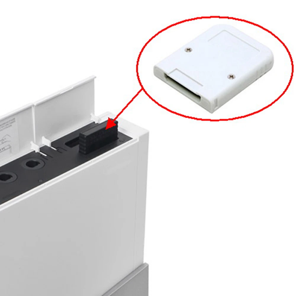 Memory Storage Card Saver For Wii For GameCube For GC Xmas Gift