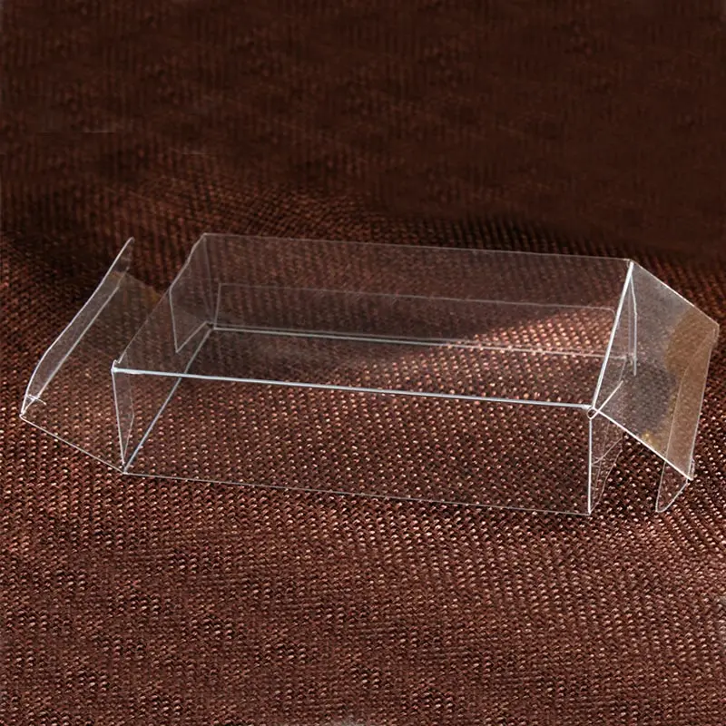 200pcs 2x4x8 Jewelry Gift Box Clear Boxes Plastic Box Transparent Storage Pvc Box Package Display Pvc Boxen For Wed/christmas