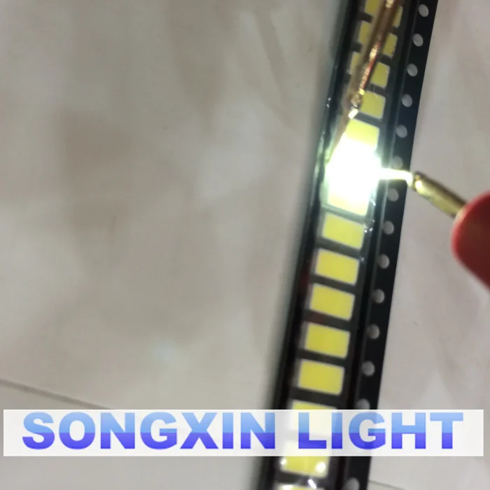 100pcs 5630/5730-CW/WW 0.5W-150Ma 50-55lm 6500K White Light SMD 5730 5630 LED 5730 diodes (3.2~3.4V)