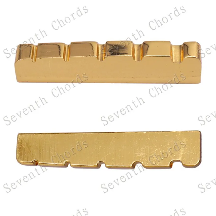 2Pcs 45X6X8,8-8mm Messing Mutter Für 5 String Elektrische Bass Gitarre Teile Musical instrument Zubehör – Detail 2