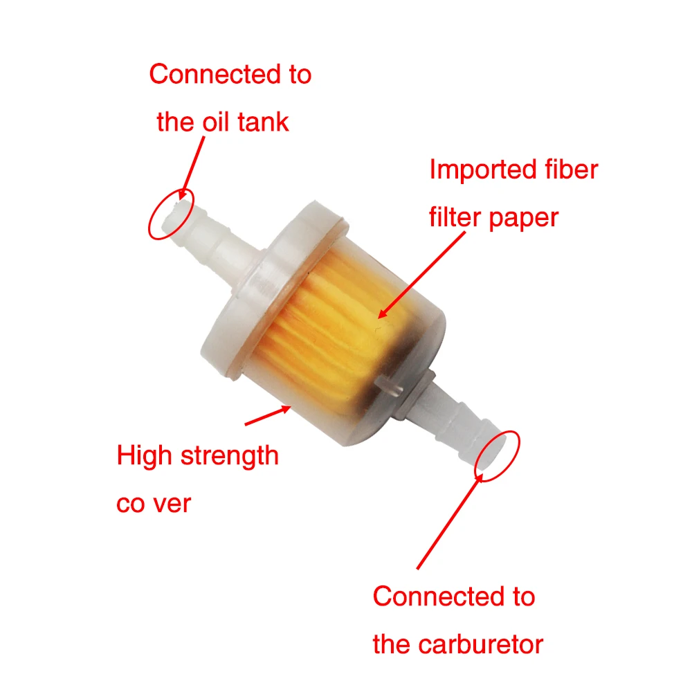 ZS Racing-أنبوب فلتر وقود الدراجات النارية, أنبوب فلتر وقود الغاز للدراجة النارية 6 مللي متر أنبوب وقود 1 متر أنبوب وقود + 4 مشابك دراجة سكوتر دراجة الترابية مع 5 ألوان #4