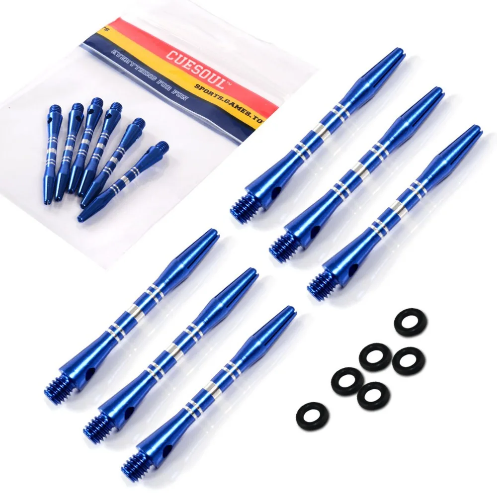 CUESOUL Aluminum Dart Shaft For Steel Tip Darts,Blue Dart Shaft-DS-009