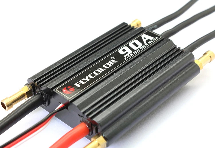 Flycolor-التحكم في السرعة بدون فرش ESC 50a 70a 90A 120A 150A ، دعم 2-6S Lipo BEC 5.5V/5A للقارب RC F21267/71