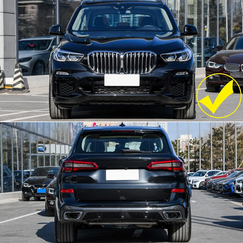 For BMW X5 G05 M Sport 2019 2020 2021 2022 2023 Front & Rear Plastic Mudflaps Splash Guards Mud Fender Mud Flaps 4pcs