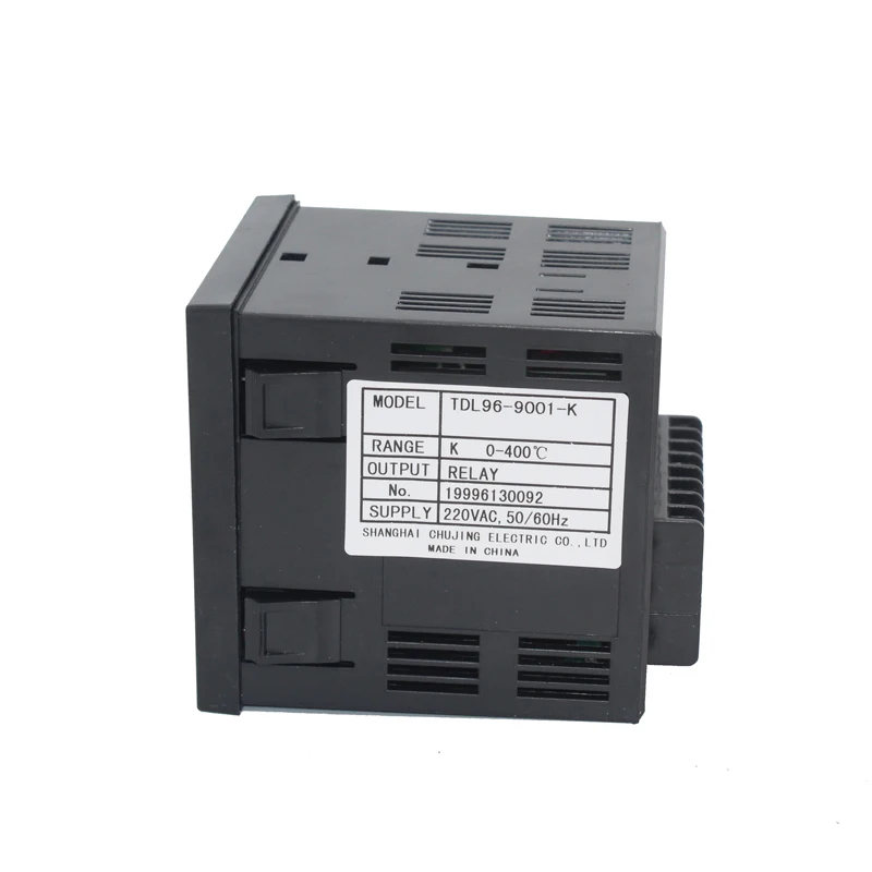 Termostato digital de 96x96mm, medidor de panel de temperatura con perilla K, controlador de temperatura flapjack para horno de TEL96-9001-K de 0 a 400 grados