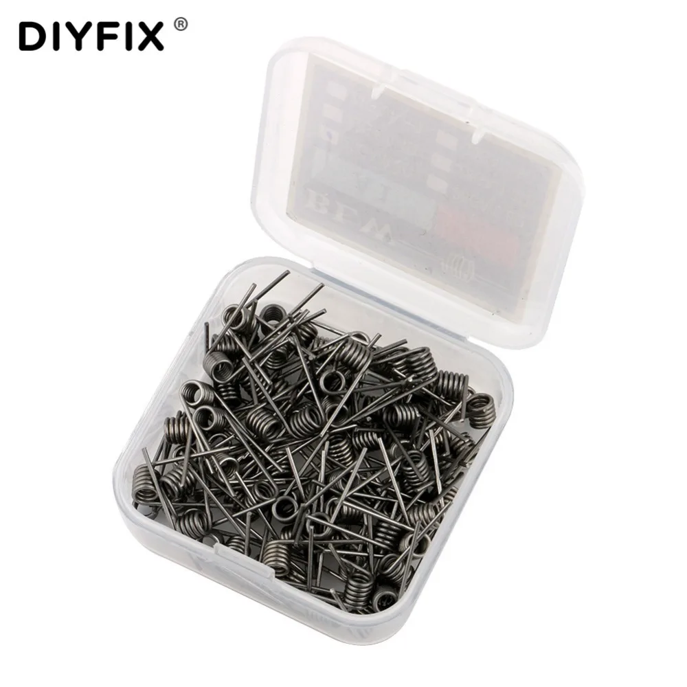 100Pcs/lot A1 Prebuilt Coil Heating Resistance Wire Premade Wrap Wire for Electronic Cigarette RBA RDA Atomizer Accessories