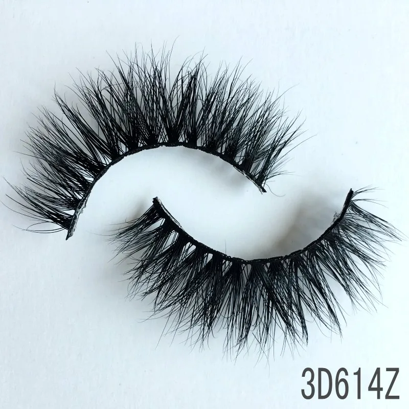 

IN USA 50pairs 3D Real Mink Eyelashes 3D Natural False Lashes Fluffy Soft Cross Wispy Natural Eyelash Extension Makeup