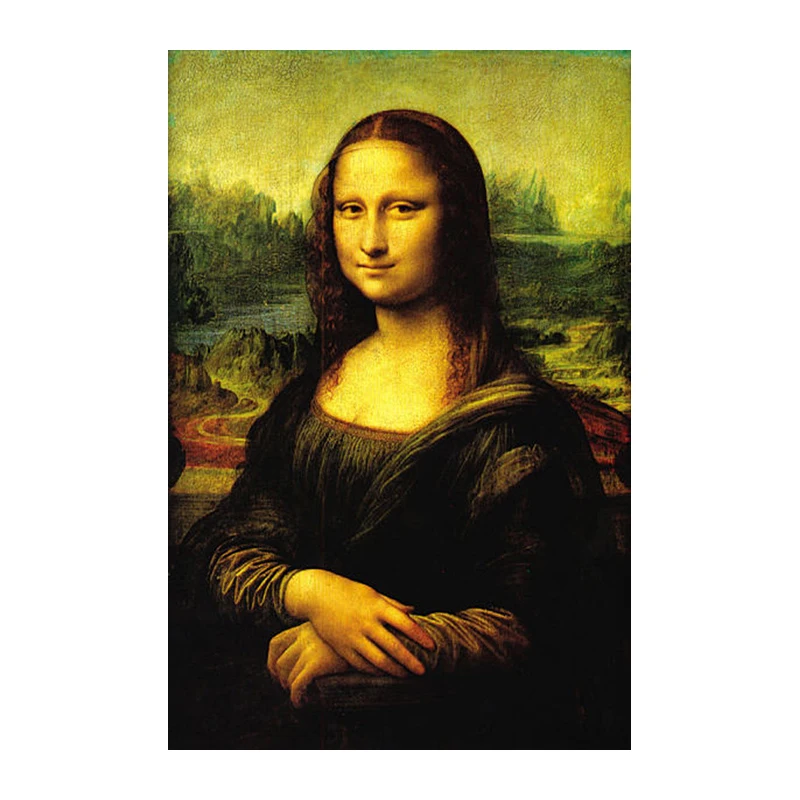 Mona Lisa,3D Diy Diamond Painting Kit Cross Stitch Needlework Square round Drill Embroidery Picture Of Rhinestones WG198