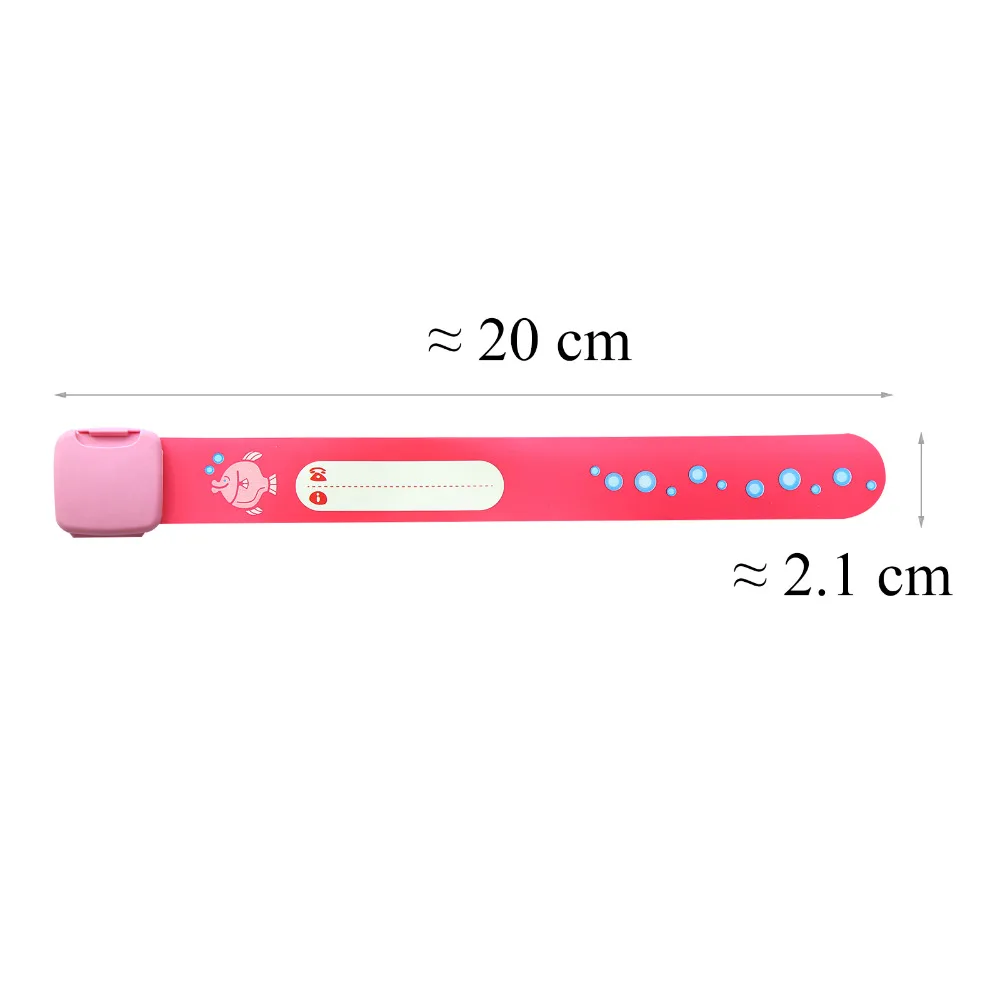 Children Kids SOS ID Wristband Reuseable Identity Safety Band Baby Adjustable Bracelet Silicone Armband