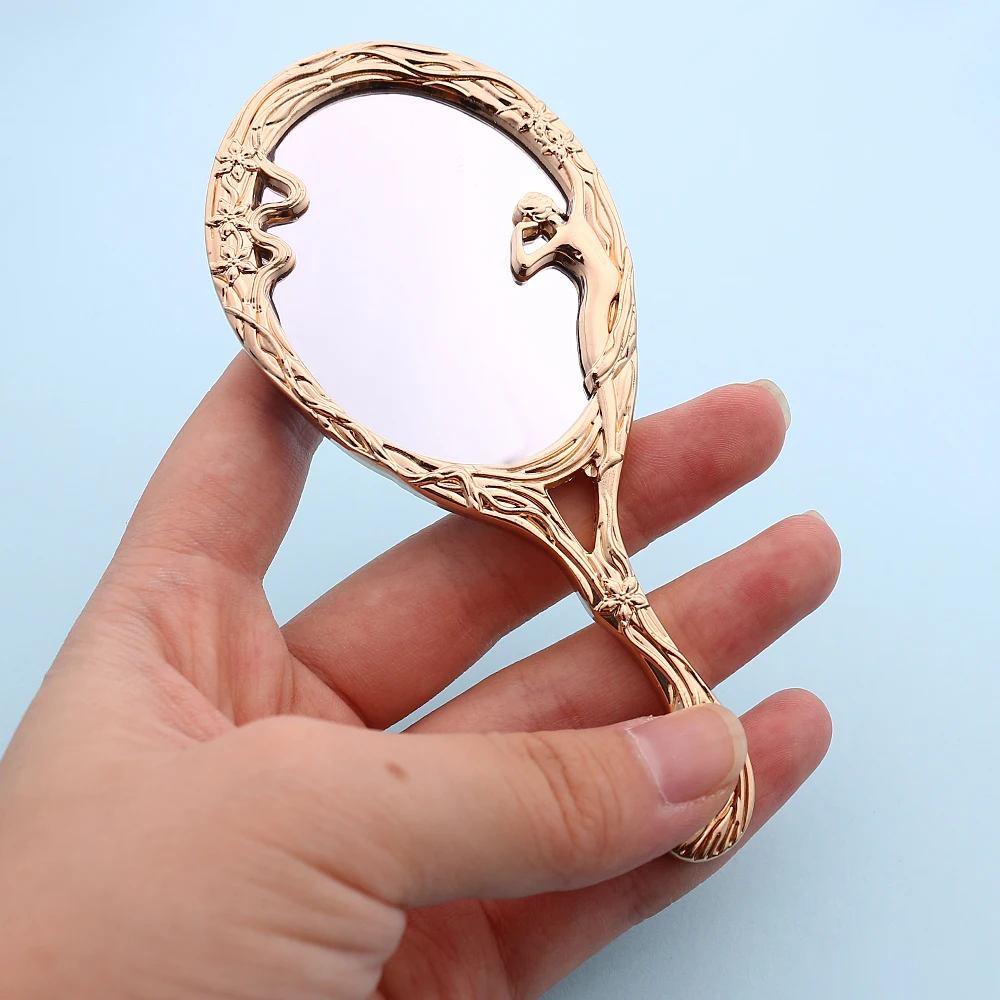 Anime Moon Neptune Cosmetic Mirror Cosplay Mini Metal Handheld Makeup Mirror Children Mirror Gift Vanity Small Mirror Pocket