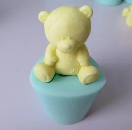 

PRZY 3d Teddy bear silicone mold fondant mould chocolate mousse cake molds candle aroma stone silicone mold resin clay mo