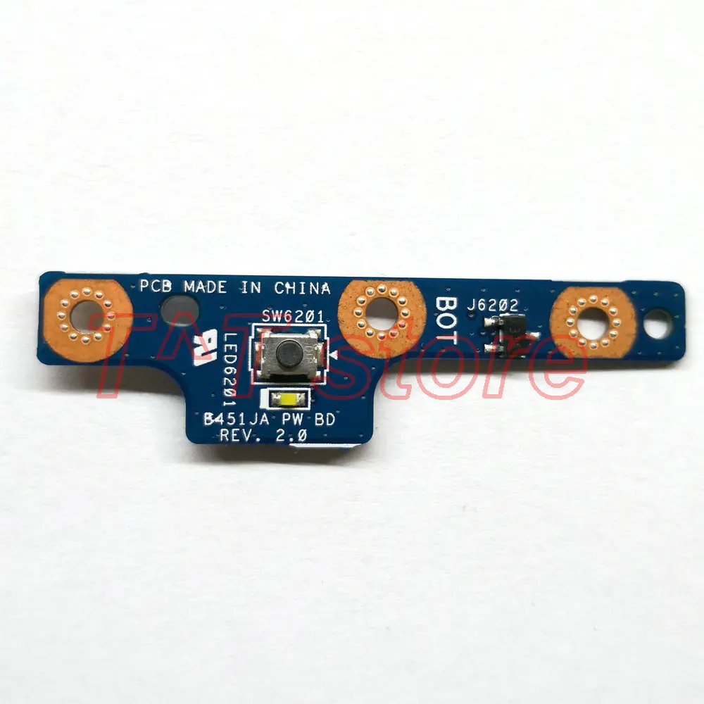 

new original FOR ASUS B451J B451JA power botton board PW BD REV 2.0 free shipping