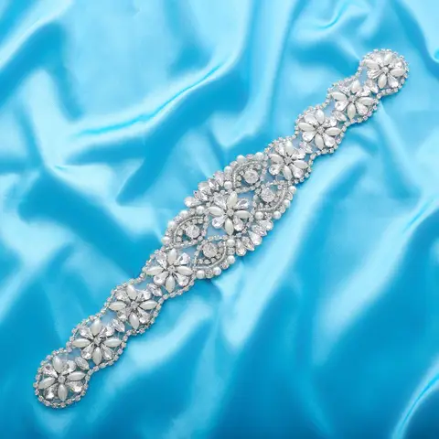Crystal Pearl Bridal Belt NZUK