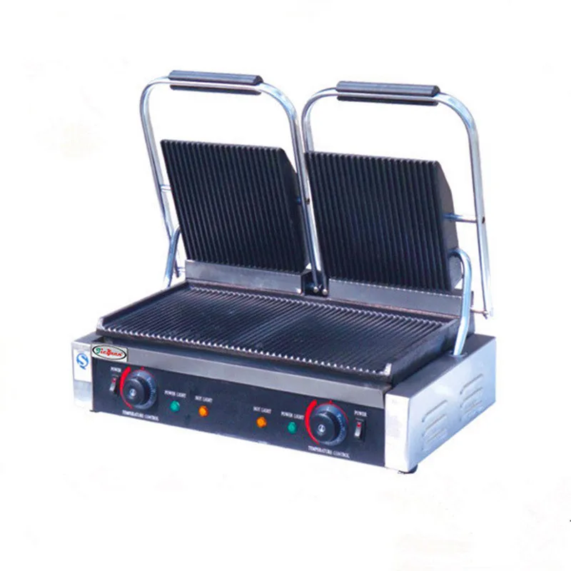 電気グリルマシン商業パニーニグリルサンドイッチメーカー