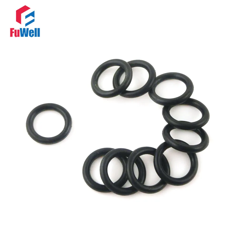 

50pcs 2.4mm Thickness NBR O Rings Sealing Black 68/70/72/75/78/80/85/90/95/100mm OD O-ring Sealing Gasket Washers for Automobile