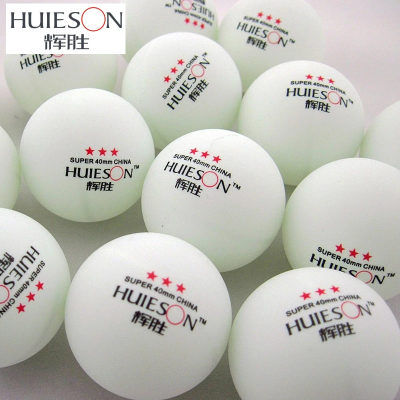 10/20pcs Huieson 3 Star Table Tennis Balls 40mm 2.9g Ping Pong Ball White Yellow for School Club Table Tennis Training