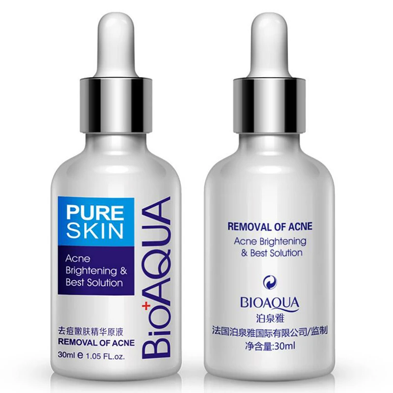 BIOAQUA Brand 30ml Acne Treatment Essence Acne Scar Removal Liquid Acne Spots Facial Skin Care Whitening Moisturizing Face Care