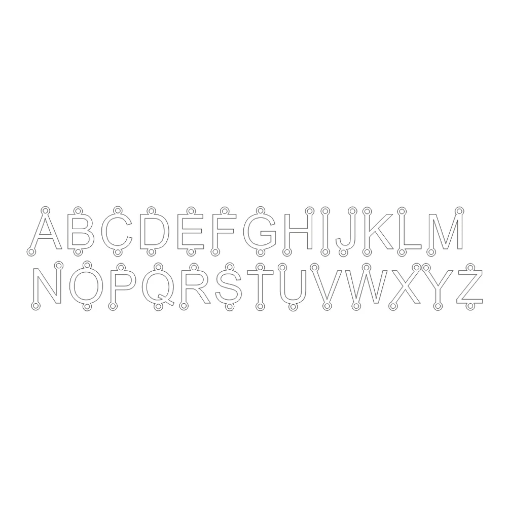 Tiny   Color Sideways Initial Name Necklace Alphabet Letter Choker Necklace Jewelry Bridesmaid Women Gift
