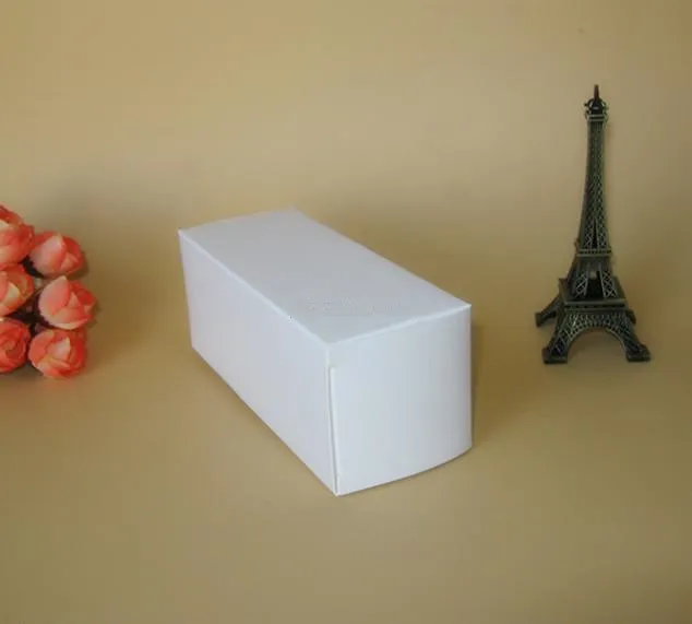 

2.8*2.8*9cm White Paper Box Lipstick Perfume Essential Oil Bottle Box Gift Paper Box 200pcs\lot Free shipping