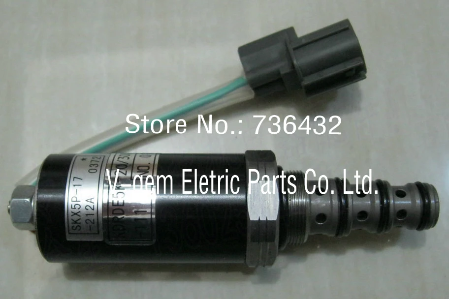 

Fast Free shipping! Kobelco Excavator hydraulic pump solenoid valve YN35V00004F1 KDRDE5K-20/30C12A-111 for Kobelco SK200-2 200-3