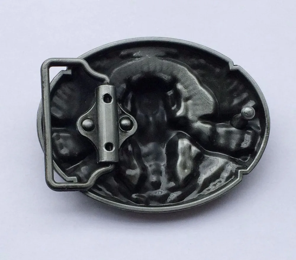 Western Cowboy Double Flying Eagle Belt Buckle