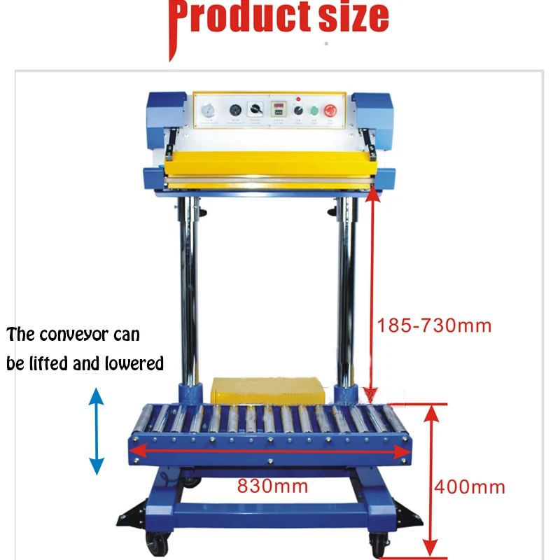 Plastic Film Bag Sealing Machine Pneumatic Sealing Machine Plastic Bag Sealing Machine Fertilizer Bag Packing Machine QF-600L