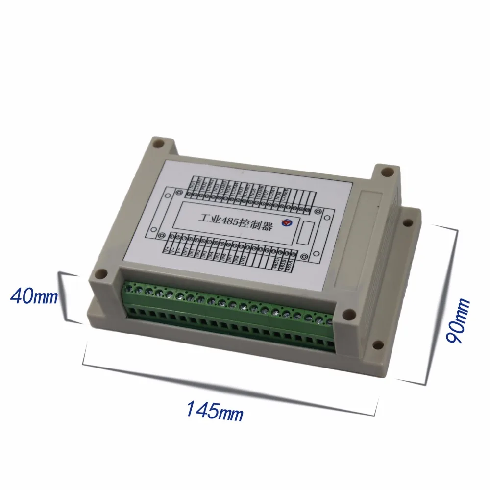 Free shipping Switch Quantity 8 output 8 input RS485 IODO control module PLC modbus 10-30V Relay Output Module